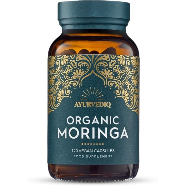 Organic Moringa Capsules 500mg 120 Vegan Capsules