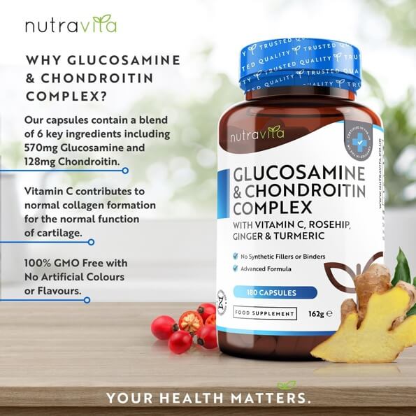 Glucosamine and Chondroitin Complex by Nutravita