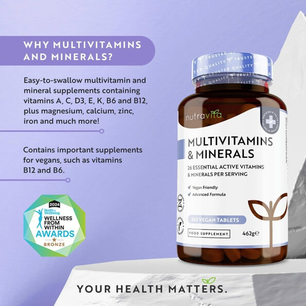 Multivitamins & Minerals by Nutravita