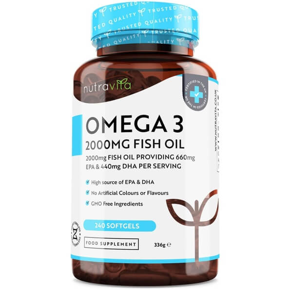 Omega 3 High Strength 2000mg Omega 3 High Strength 2000mg EPA 660mg DHA 440mg 240 Softgels
