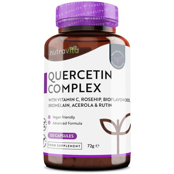 Quercetin 500mg & Bromelain 120 Capsules Immune Support
