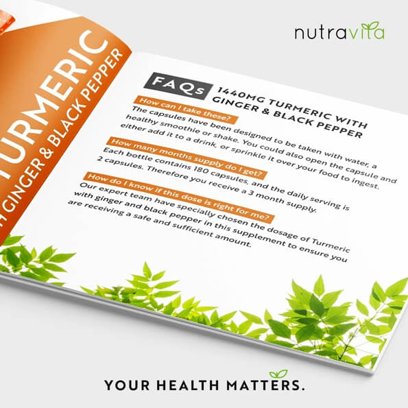 Organic Turmeric with Black Pepper & Ginger