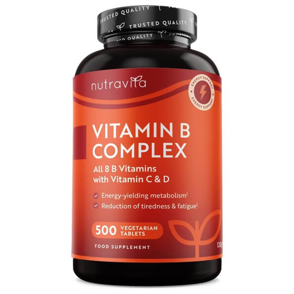 Vitamin B Complex with Vitamin D & C 500 Tablets