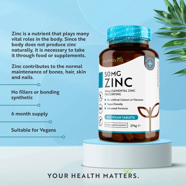 Nutravita Zinc 50mg