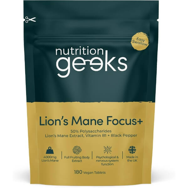 Lion's Mane Mushroom Supplement 4000mg 180 Tablets