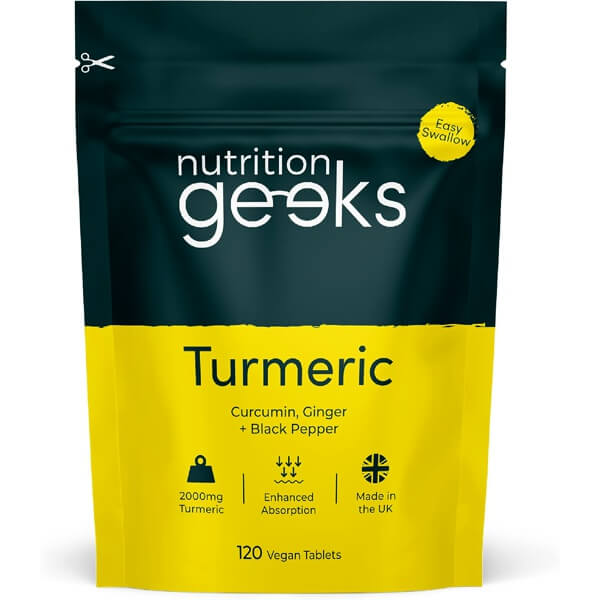 Turmeric 2000mg with Black Pepper & Ginger 120 Tablets