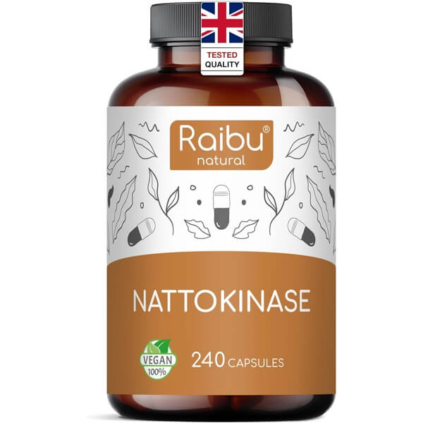 Nattokinase 2000 FU High-Strength by Raibu