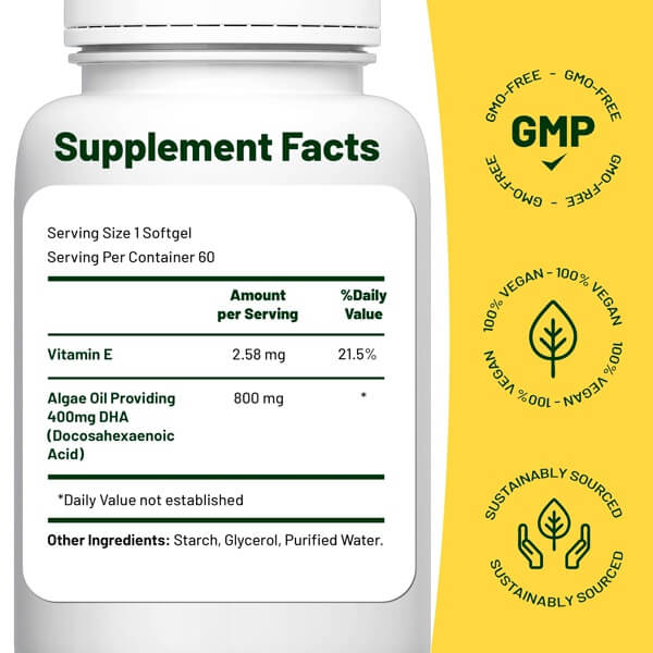 Omega 3 Algae Oil by Vegan Vitality