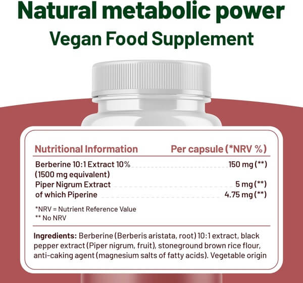 Berberine High Strength by Vegan Vitaliy