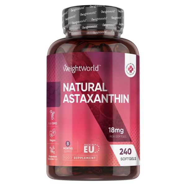 Natural Astaxanthin 18mg 240 Softgels 8 Months Supply