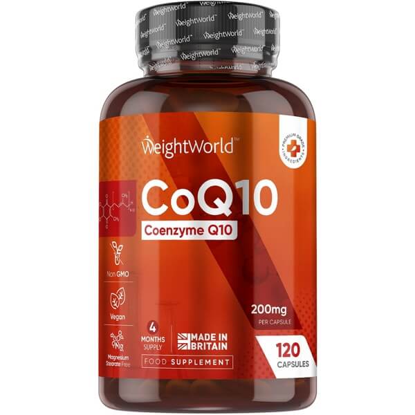 CoEnzyme Q10 200mg 120 High Absorption CoQ10 Capsules