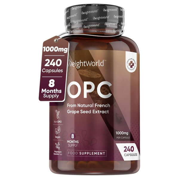 Grape Seed Extract 1000mg 240 Capsules 95% OPC