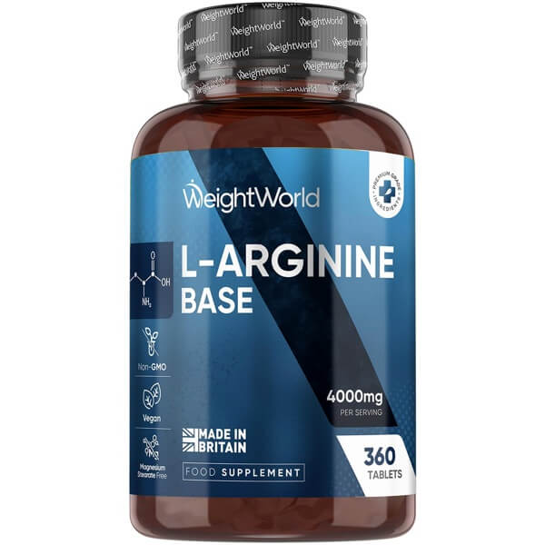 L-Arginine 4000mg 360 Tablets Vegan-Friendly