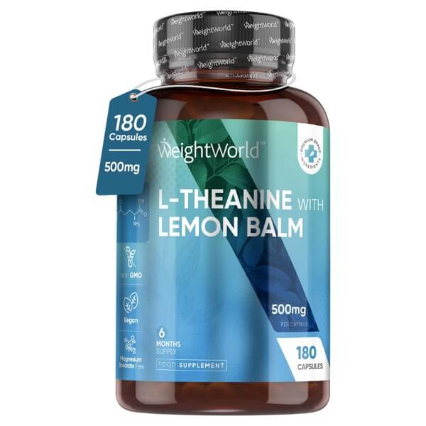 L-Theanine with Lemon Balm 500mg 180 Capsules