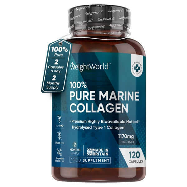 Marine Collagen 1170mg 120 Capsules 2 Months Supply