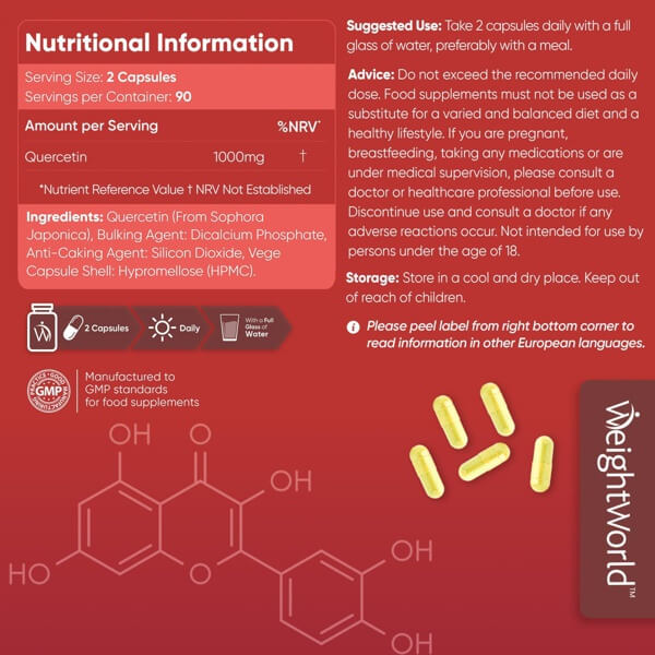 Pure Quercetin Powder Immunity Support