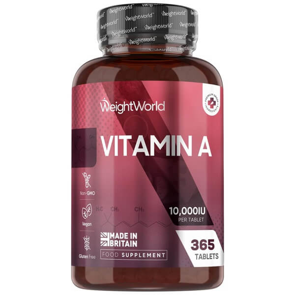 Vitamin A 10000IU Essential Retinyl Acetate 365 Tablets