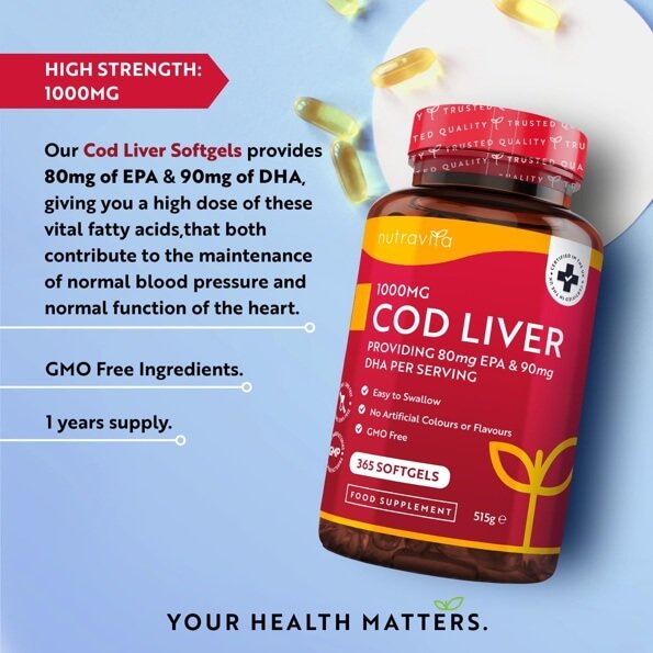 Cod Liver Oil 1000mg Premium