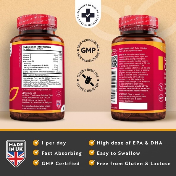 Cod Liver Oil 1000mg Premium
