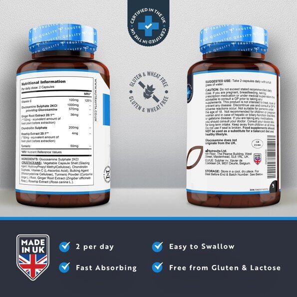 Glucosamine and Chondroitin Complex by Nutravita