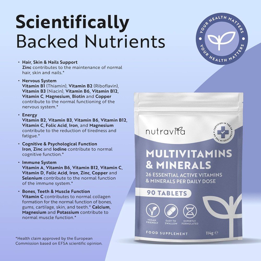 Multivitamins & Minerals by Nutravita