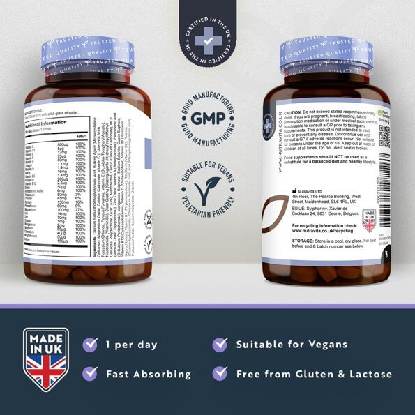 Multivitamins & Minerals by Nutravita