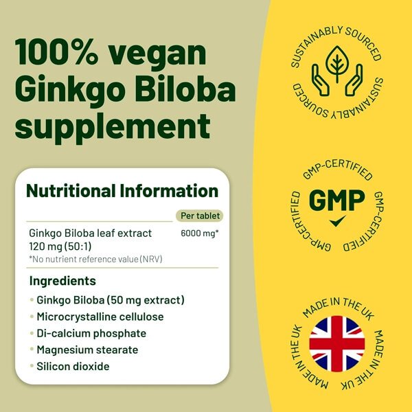 Ginkgo Biloba Extract by Vegan Vitality