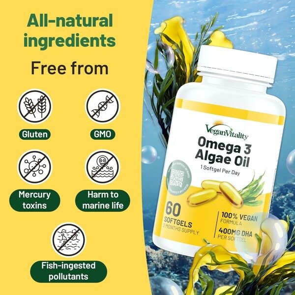 Omega 3 Algae Oil by Vegan Vitality