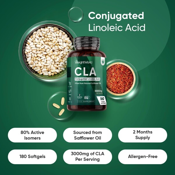 CLA Essential Omega-6 Fatty Acids from Safflower Oil