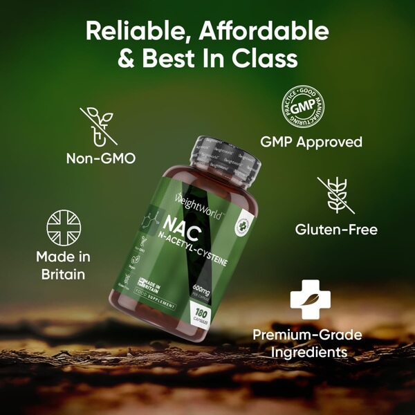 N-Acetyl-Cysteine NAC for Enhanced Wellbeing