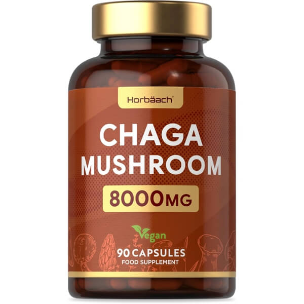 Wild-Harvested Chaga Mushroom Capsules