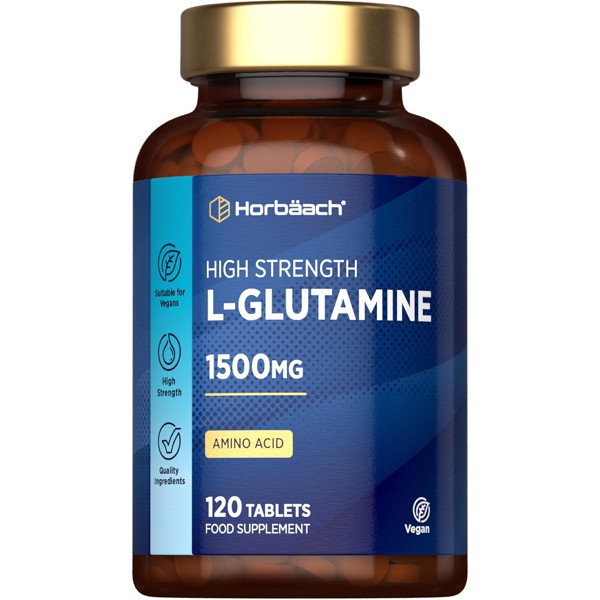 L-Glutamine 1500mg High Strength Amino Acid 120 Count