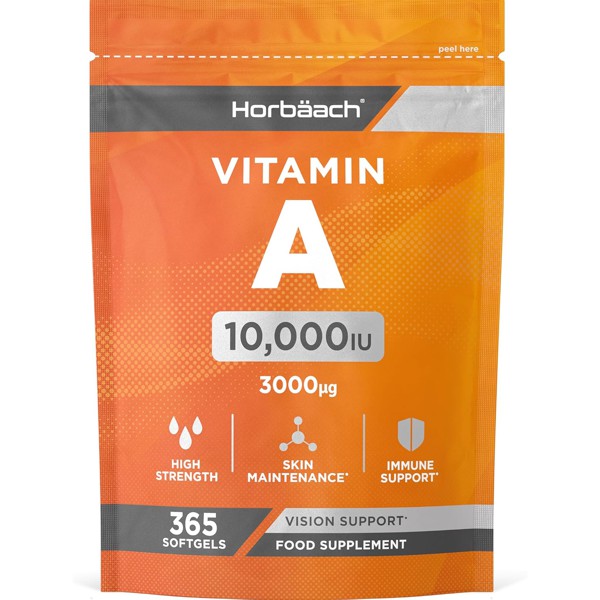 Vitamin A Supplement 10000IU Retinyl Palmitate 365 Count