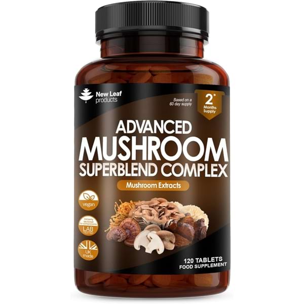 Mushroom Complex 6 Types High Potency Blend for Immunity