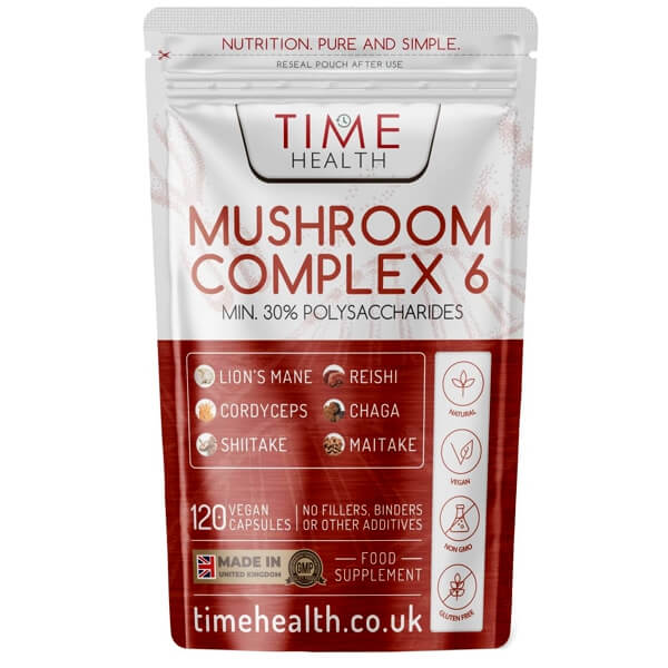 Mushroom Complex 6 Types 120 Capsules Maximum Strength
