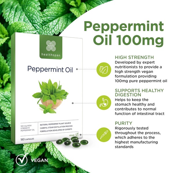 Peppermint Oil by Healthspan