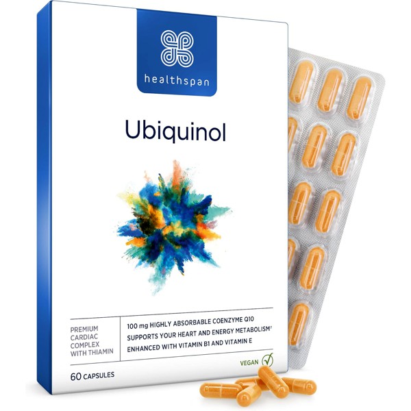 Ubiquinol Coenzyme Q10 with Vitamin B1 by Healthspan