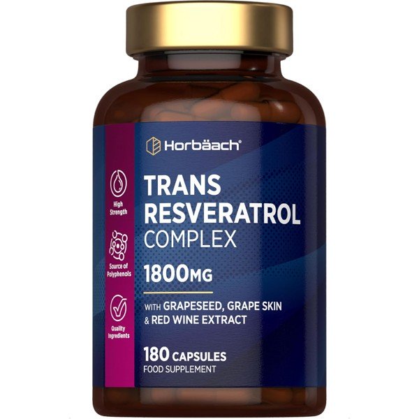 Trans Resveratrol Complex 1800mg Grapeseed Extract