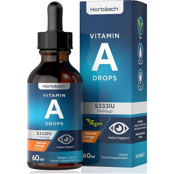 Vitamin A Vegan Liquid Drops by Horbaach