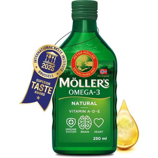 Liquid Omega 3 Cod Liver Oil by Moller’s