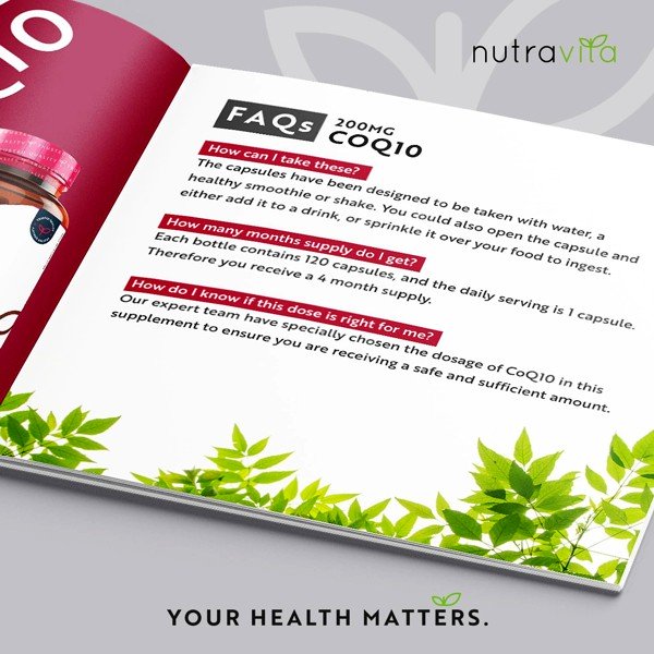 CoEnzyme Q10 Fermented Ubiquinone by Nutravita