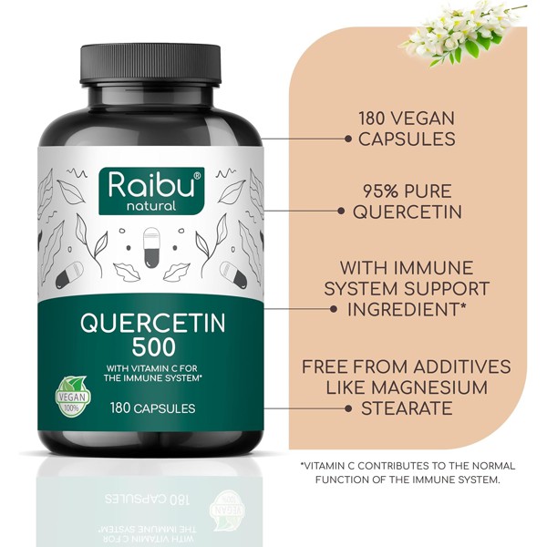Pure Quercetin Supplement by Raibu