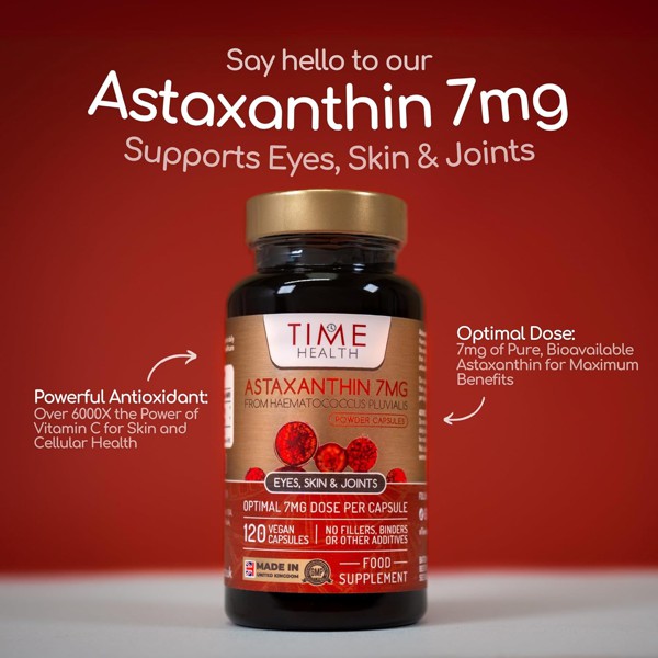Pure Astaxanthin 18 mg by Time Health