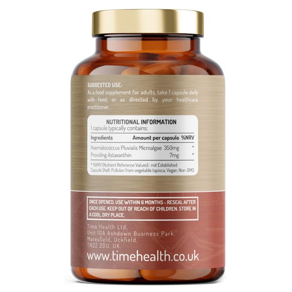 Pure Astaxanthin 18 mg by Time Health