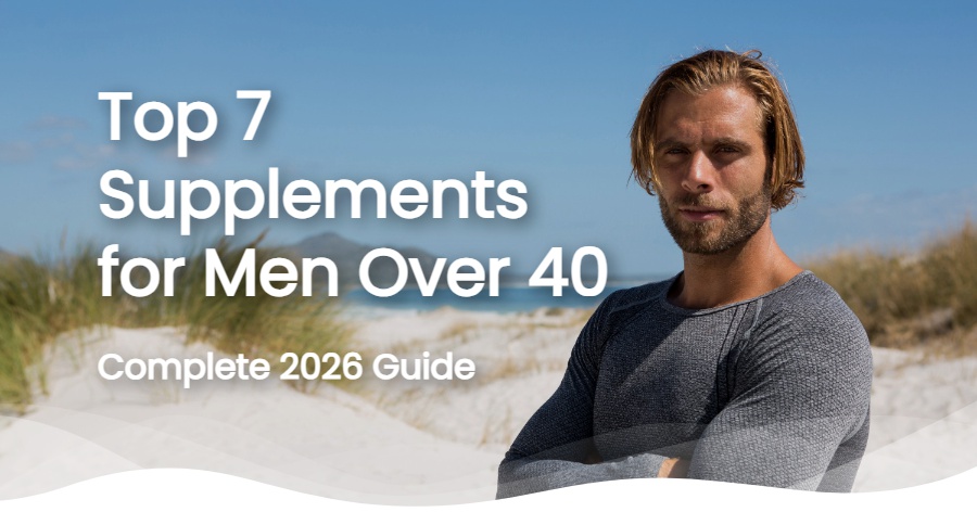 Top 7 Supplements for Men Over 40 in the UK