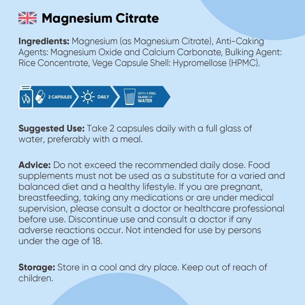 Magnesium Citrate by WeightWorld