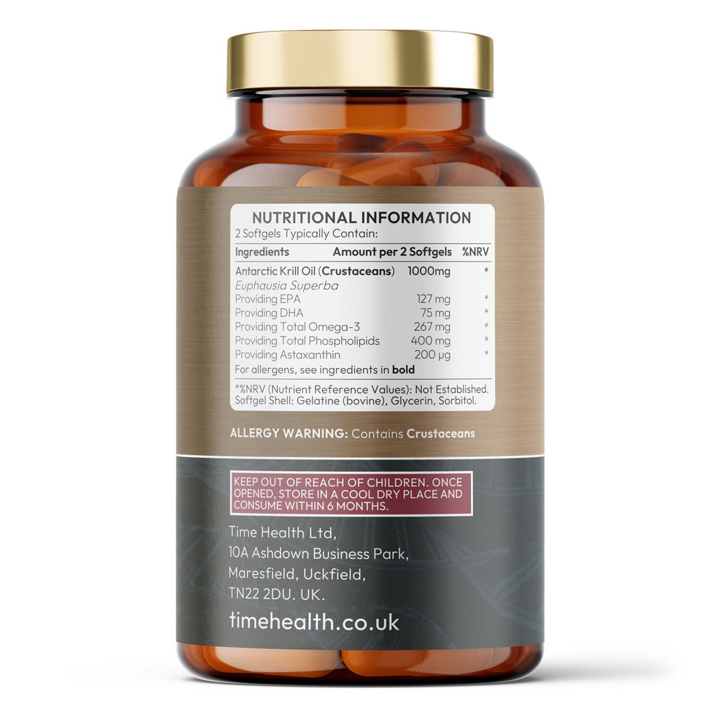 Antarctic Krill Oil - Premium Omega-3 Phospholipid Complex 2