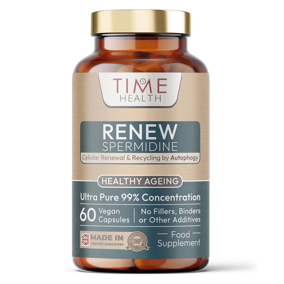 Renew Ultra Pure Spermidine Cellular Renewal Supplement by Time Health 1