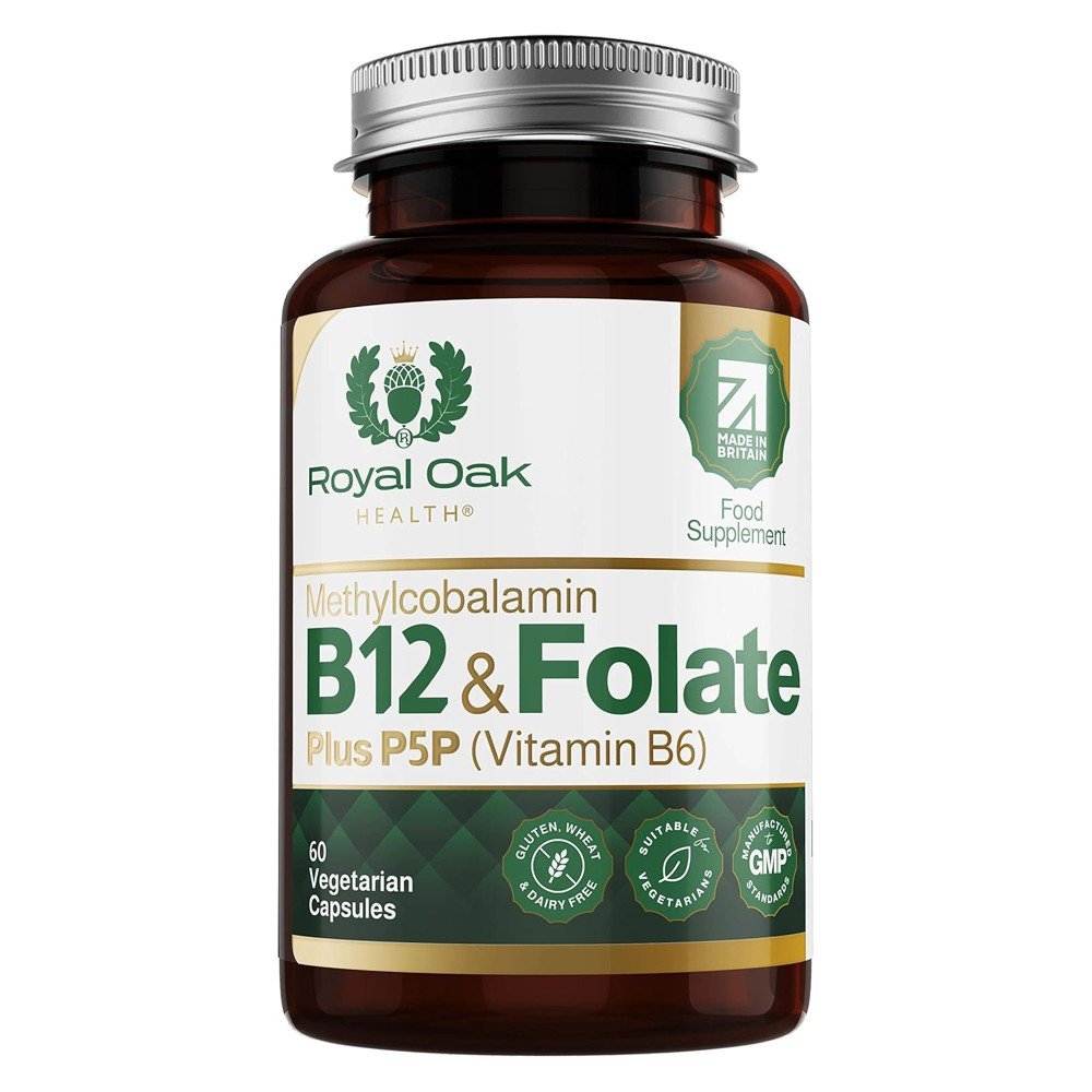 Royal Oak Health Vitamin B12, Methylfolate & P5P B6 Active Complex 1