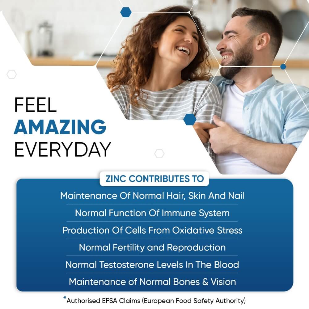 Zinc Bisglycinate 50mg Supplement 400 Tablets for Daily Support 2